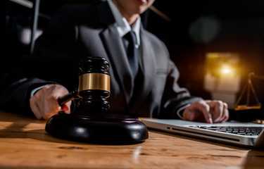 justice and law concept