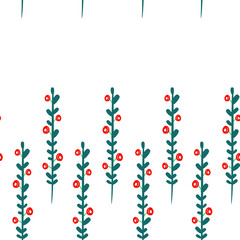 Floral hand drawn seamless pattern. Multicolor flowers in scandinavian style. flat hand drawn backdrop. Spring holidays presents and gifts wrapping paper,For textiles, packaging, fabric, wallpaper. 
