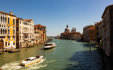 View of Grand canal with Salute, Venice