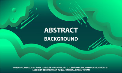 Creative abstract background, with wavy shape gradient color composition.