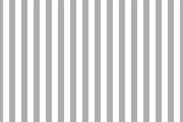 Foto op Plexiglas Verticale strepen Vector naadloze verticale strepen patroon, grijs en wit. Eenvoudige achtergrond