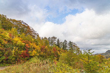 Towada Hachimantai National Park in early autumn