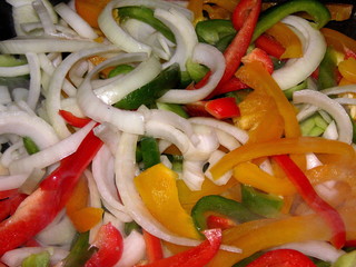 raw vegetables ready to cook