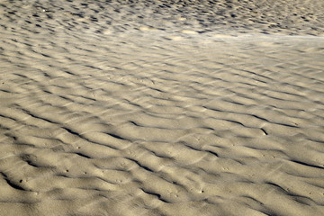 Sand and dunes in the death valley