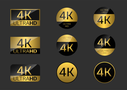 4K simple badges