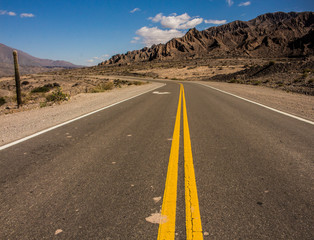 Highway in the desert, Northern Argentina