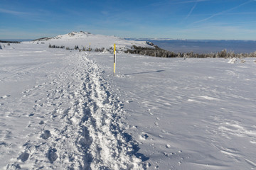 Winter Panorama of Vitosha Mountain, Bulgaria