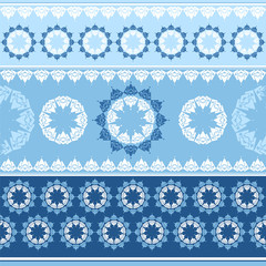 Seamless pattern with christmas motifs. Beautiful openwork for printing on fabric, invitation cards.