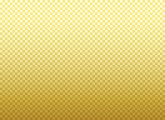 背景：市松模様 シンプル 金 ゴールド グラデーション