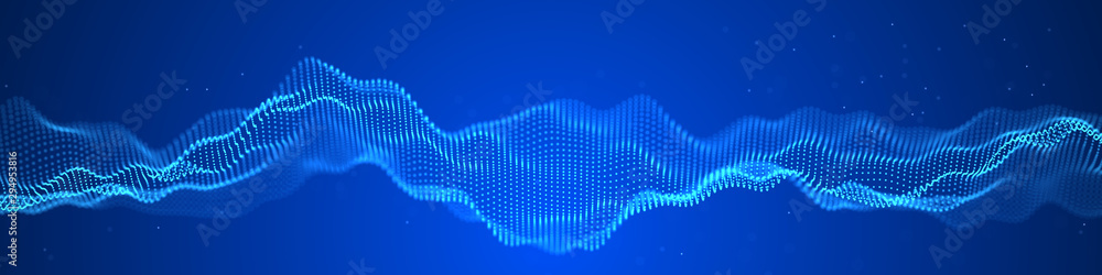 Poster Data technology background. Abstract background. 3D rendering. 4k.