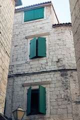 facade of old house in Croatia