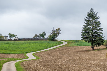Kurven auf dem Weg