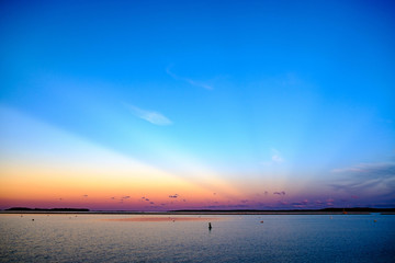 Sunset Scene Long Island Hamptons
