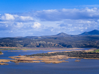 Sedimentary formation of the Tagus river course