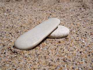 A pile of stones.
