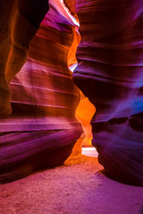 Antelope Canyon in the Navajo Reservation near Page, Arizona USA