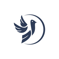 Dove Logo Template vector illustration