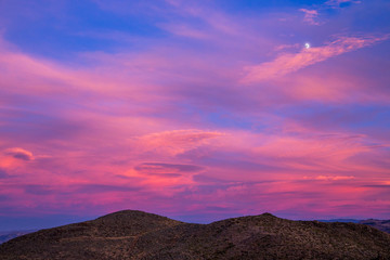 Fototapeta premium Sunset in Somersett, Reno, NV