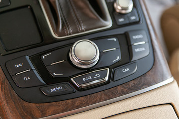 Multimedia car control panel