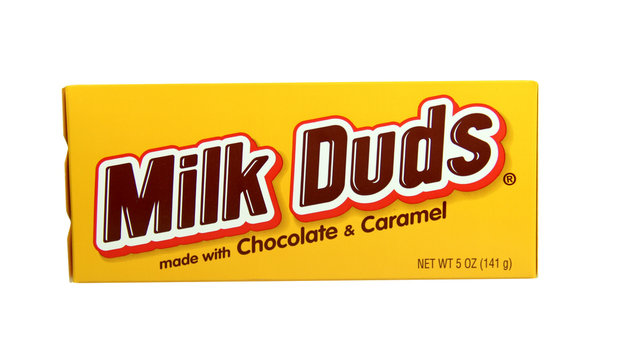 box of Milk Duds candy