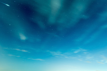 Night sky with stars