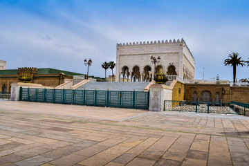 Fototapeta premium Photo of Shrine of the Kings of Morocco, Rabat City, Morocco