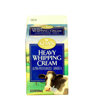 carton of Kemps Heavy Whipping Cream
