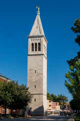 Fototapeta na wymiar Kirchturm Novigrad