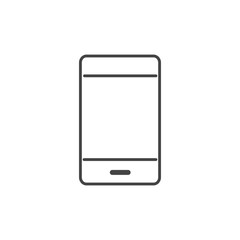 smartphone gadget technology icon line design