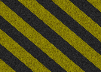 Yellow lines on asphalt texture background