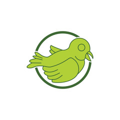 Abstract Bird Logo design vector template