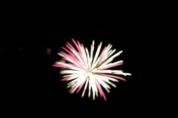 pink fireworks
