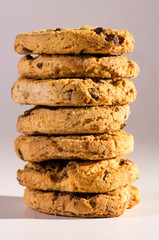 group of delicious chocochips cookies