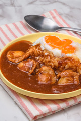 ホタテカレー