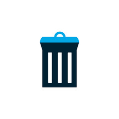 Isolated trash with top design