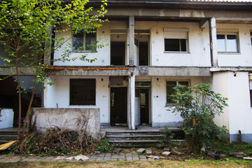 Old destroyed apartment.