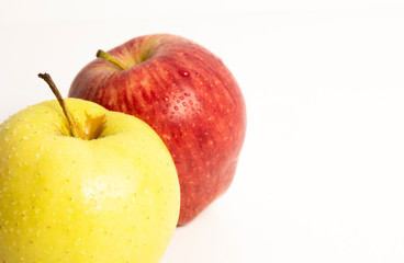 red and yellow apple