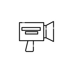 Isolated Videocamera icon vector design