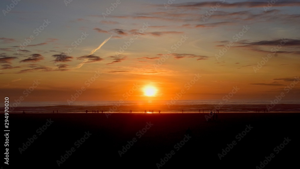 Sticker Rainbow Sunset- Seaside, Oregon 3