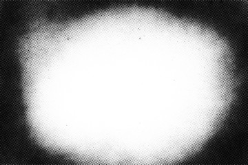 Vintage black and white noise texture. Abstract splattered background for vignette. Vector halftone texture overlay