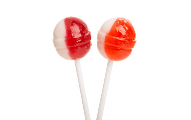 candy lollipops isolated