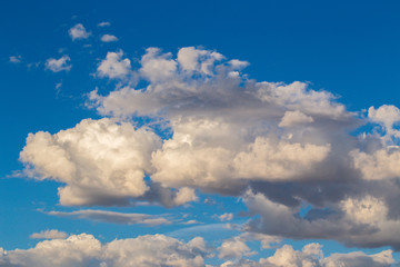 blue sky with clouds