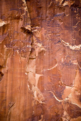 Rock Face Background Utah Colors
