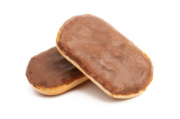 cookies with chocolate isolated