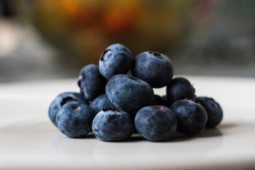 A plie of blueberries 