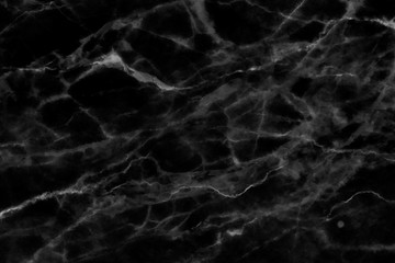 Black marble patterned texture background for design.