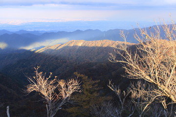 Fototapeta premium 塔ノ岳からの眺望