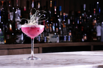 Blueberries cocktail