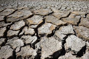 Climate warming dry chapped land