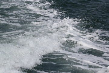 Fototapeta premium Boat Waves XV